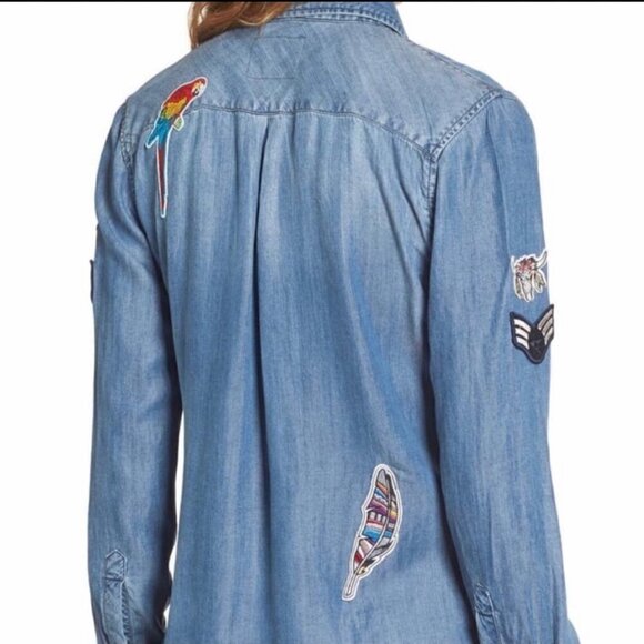 Rails denim chambray button up - Picture 2 of 11
